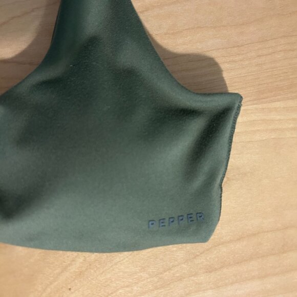 Pepper Sculpting Contour Bra in Olive size S - Picture 4 of 6
